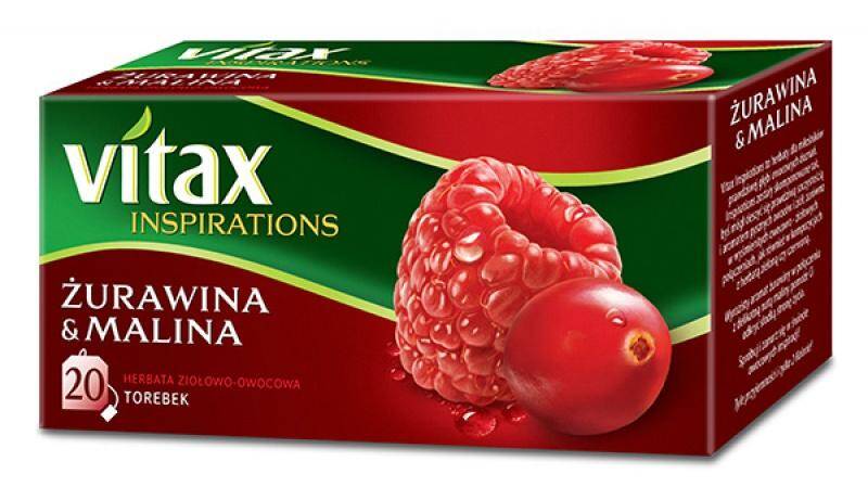 Herbata VITAX Inspirations  żurawina z