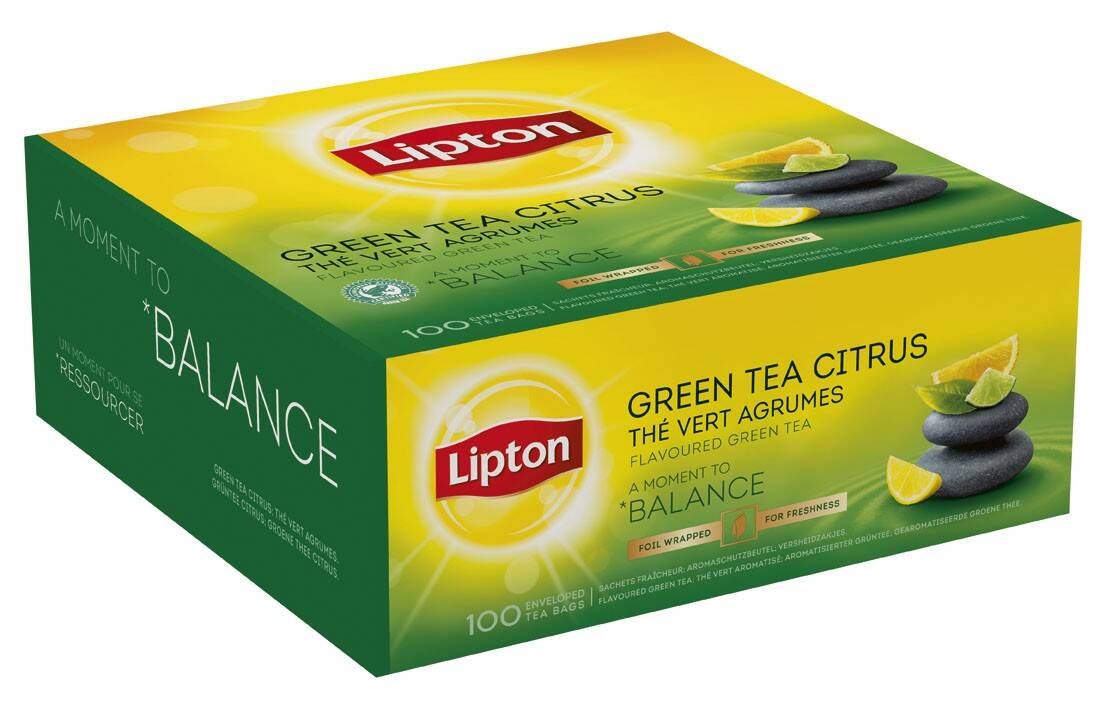 Lipton Green Tea Citrus 100 Kop.. Fol.