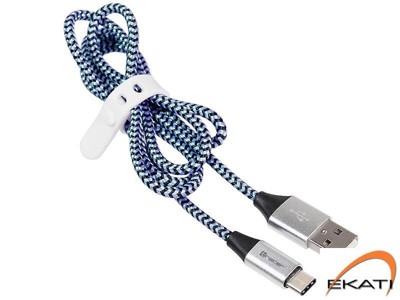 Kabel USB 2.0 TYPE-C A MALE 1m