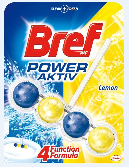 Kulki toaletowe BREF Power Aktiv Lemon