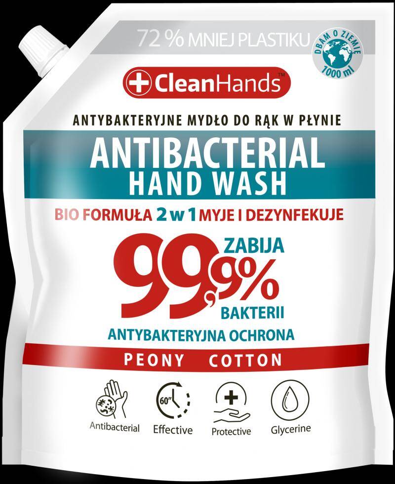 Mydło antybakteryjne CLEAN HANDS  BIO