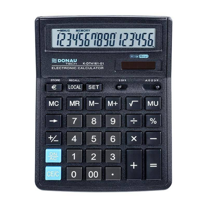 Kalkulator biurowy DONAU TECH  16-cyfr.