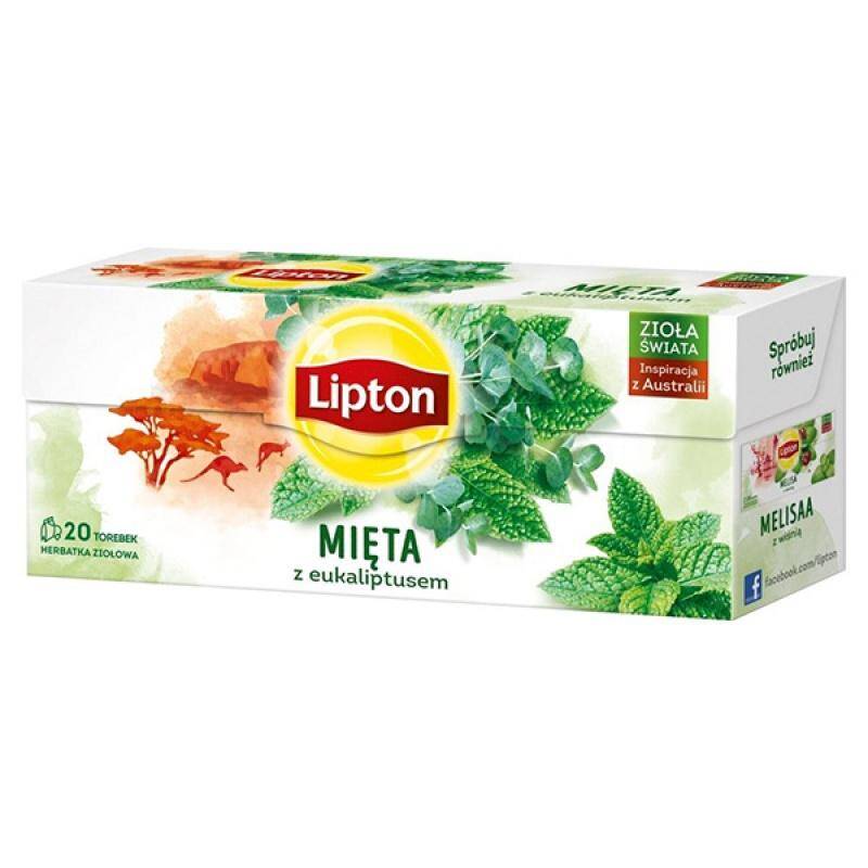Herbata LIPTON  20 torebek  ziołowa z