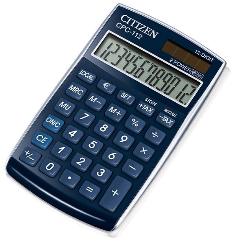 Kalkulator biurowy CITIZEN CPC-112