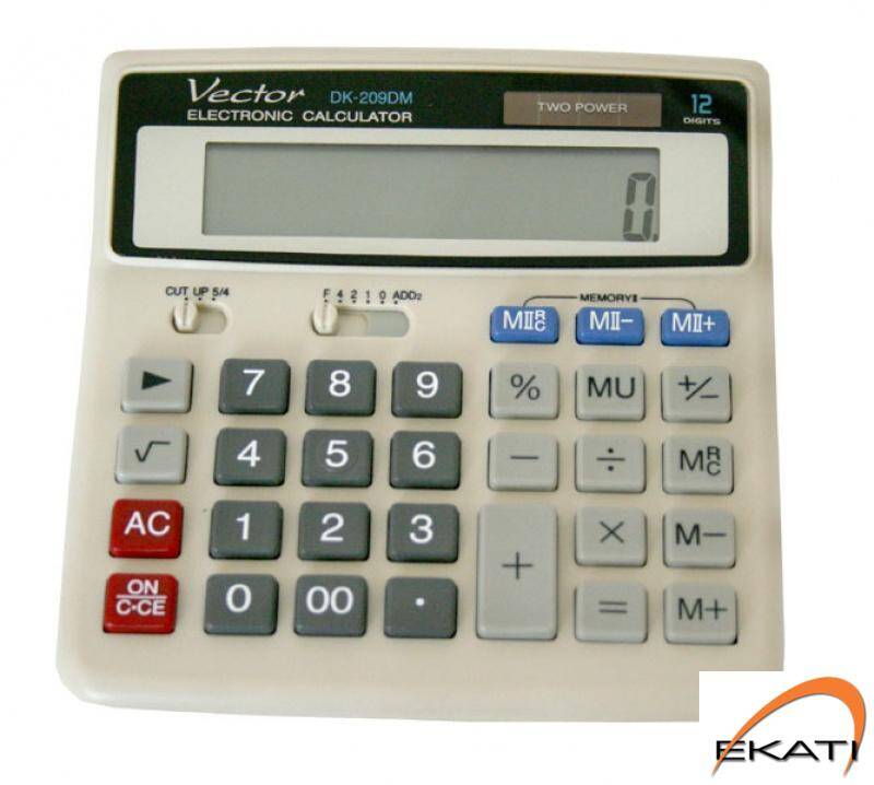 Kalkulator VECTOR DK209DM 12 pozycyjny .