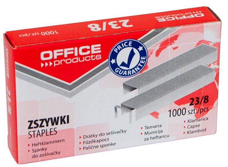 Zszywki OFFICE PRODUCTS  23/8  1000szt.