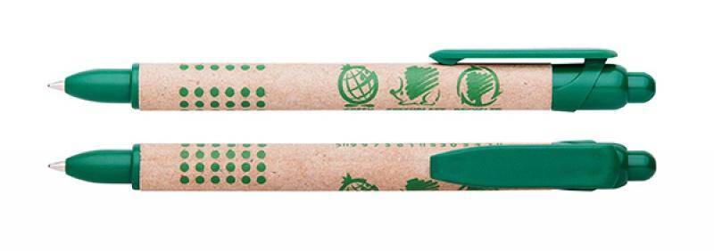 Długopis automatyczny ICO Green  brązowy