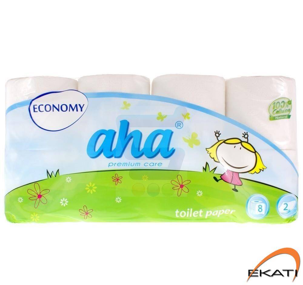 Papier toaletowy AHA ECONOMY (8 rolek)