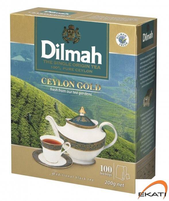 Herbata Dilmah Ceylon Gold 100x2G Czarna