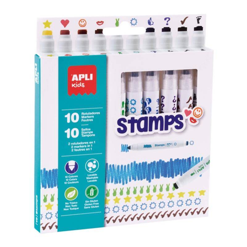 Flamastry APLI Kids  stamps-ze