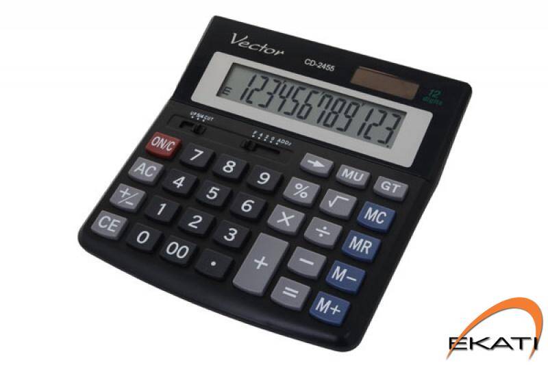 Kalkulator VECTOR CD2455 12 pozycyjny .