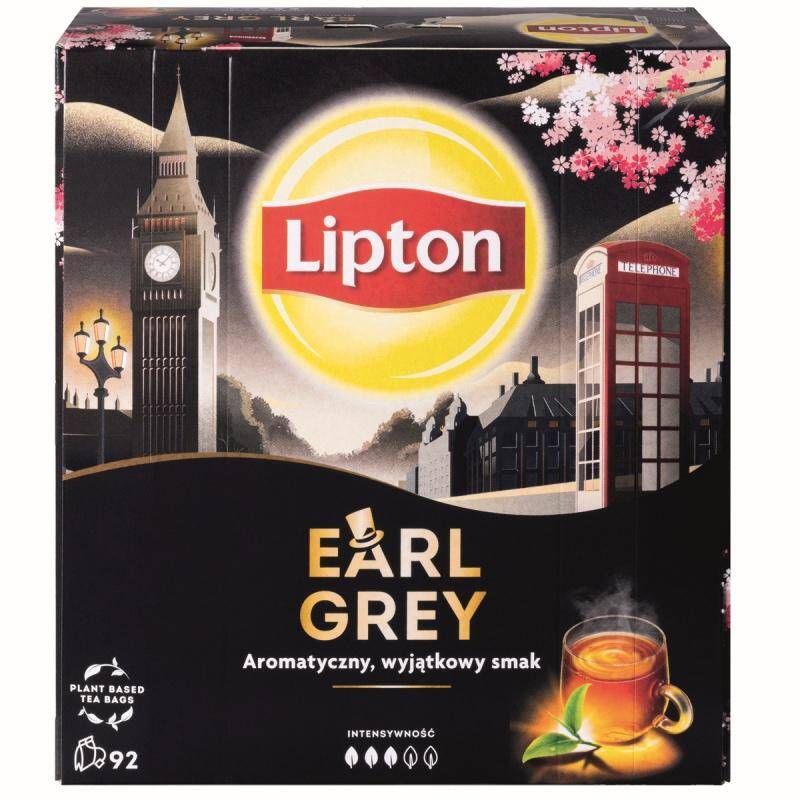 Herbata LIPTON Earl Grey  92 torebki