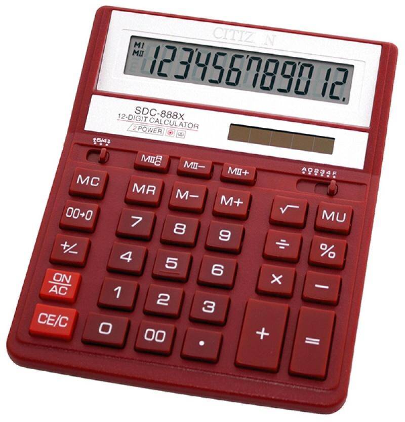 Kalkulator biurowy CITIZEN SDC-888XRD