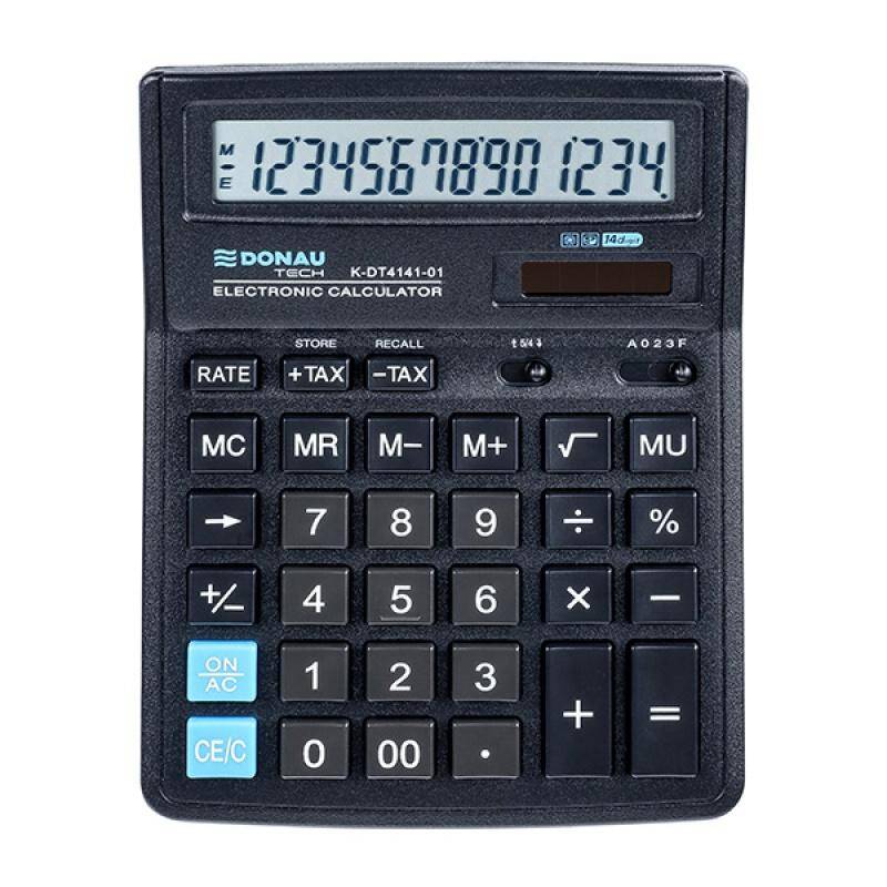 Kalkulator biurowy DONAU TECH  14-cyfr.