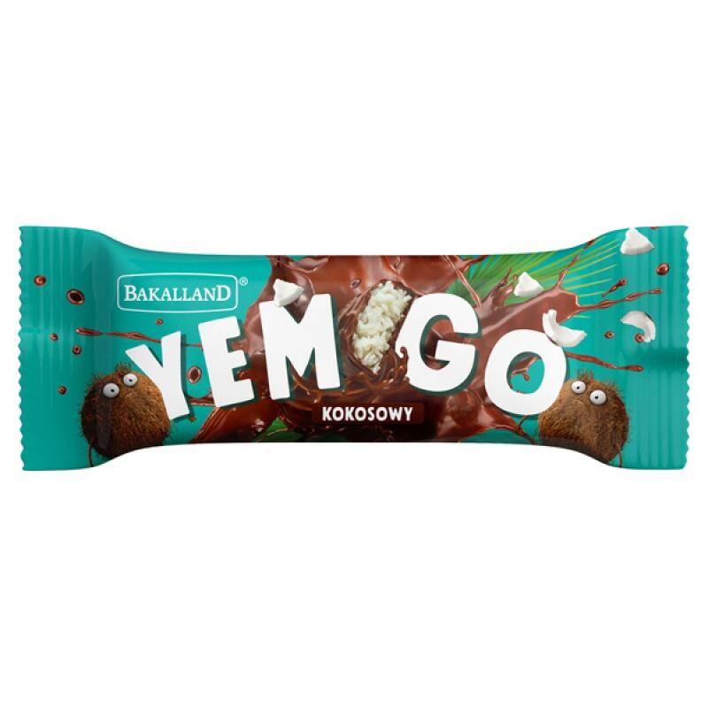 Baton Yemgo kokosowy w czekoladzie