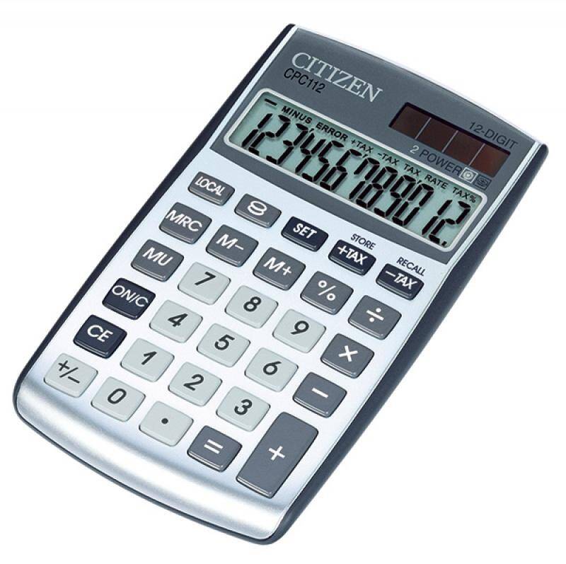Kalkulator biurowy CITIZEN CDC-112 WB