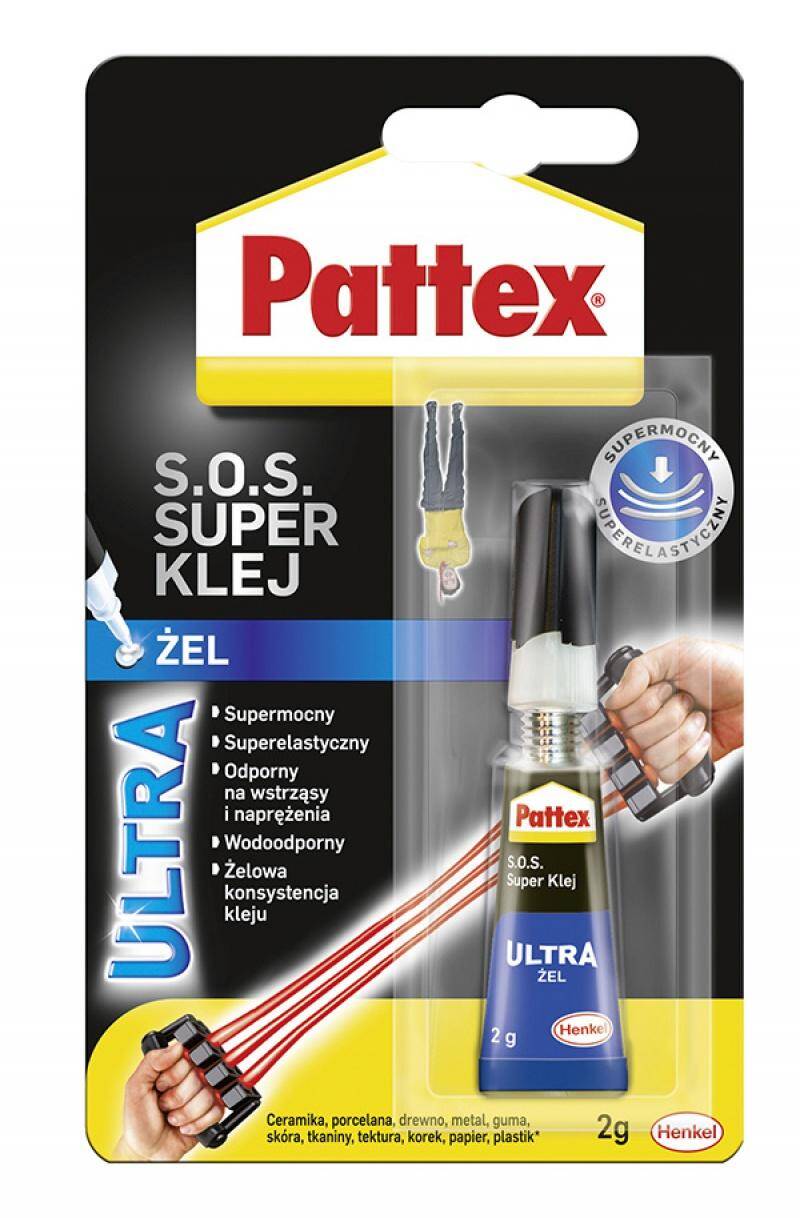 Klej SUPER POWER ŻEL PATTEX S.O.S.  2g