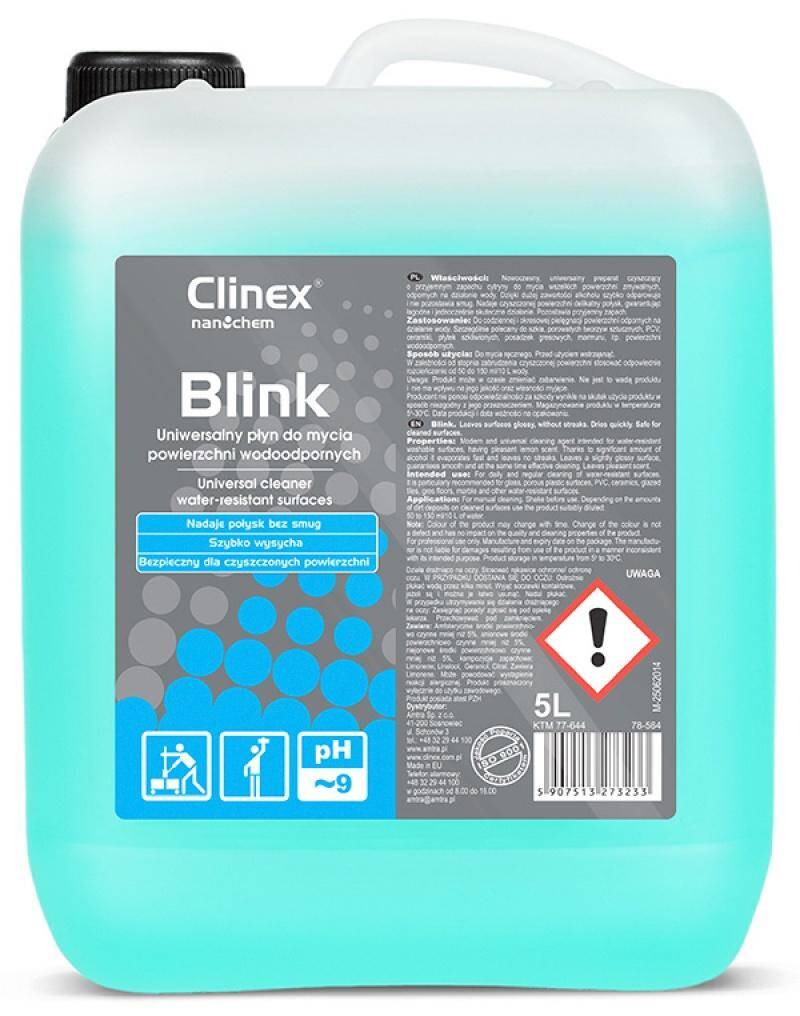 Uniwersalny płyn CLINEX Blink 5L  do