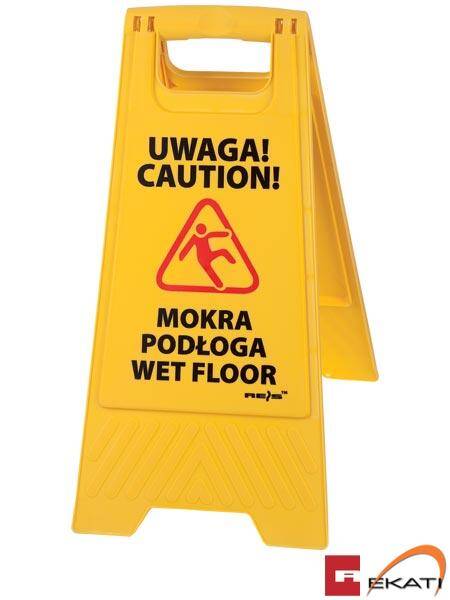 Stojak ze znakiem Wet FLOOR / MOKRA