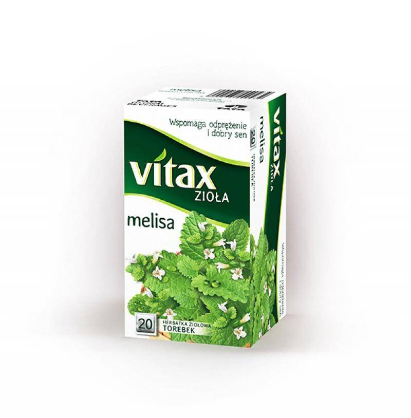 Herbata VITAX  melisa  20 torebek