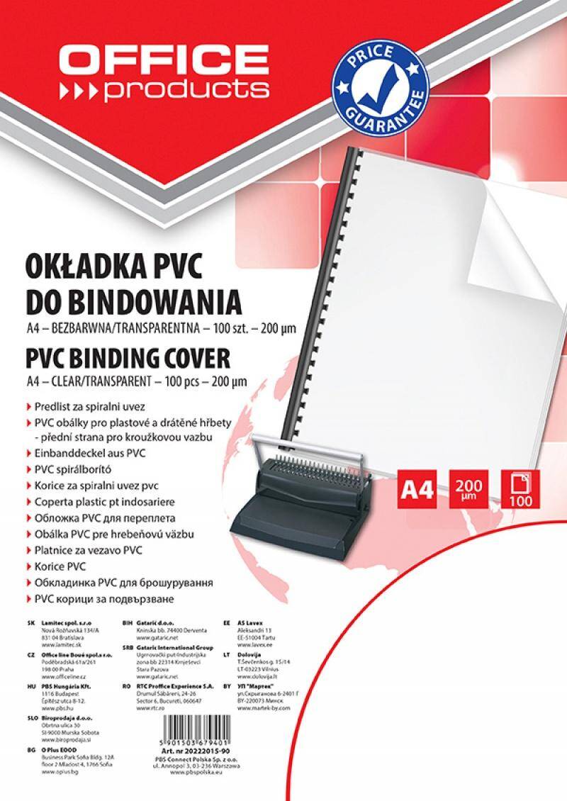 Okładki do bindowania OFFICE PRODUCTS