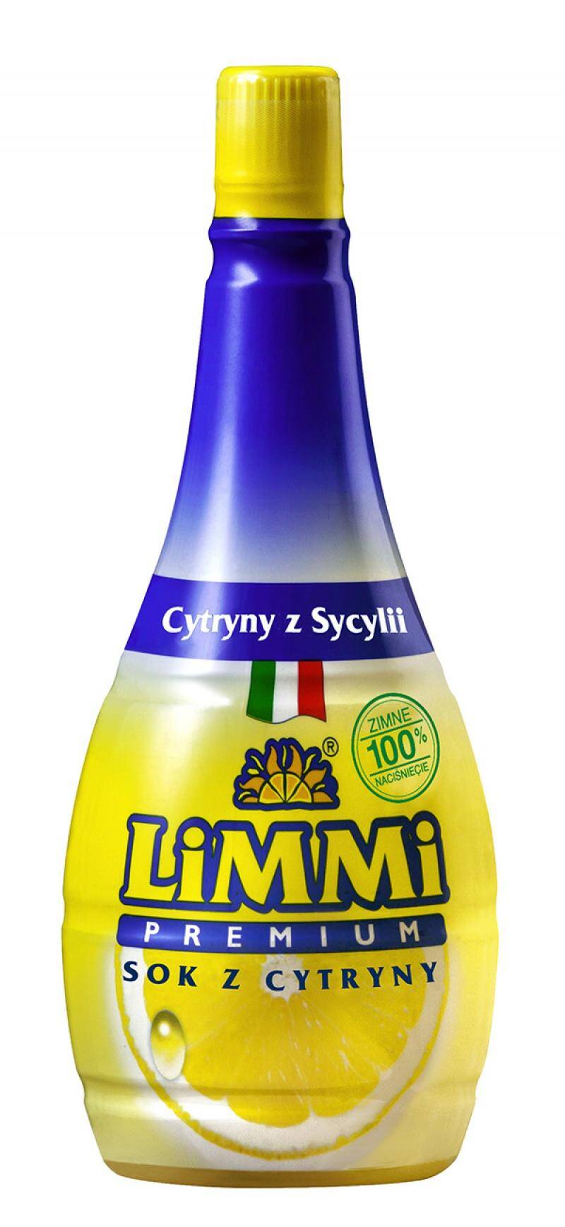 Naturalny sok LIMMI  200ml  cytryna