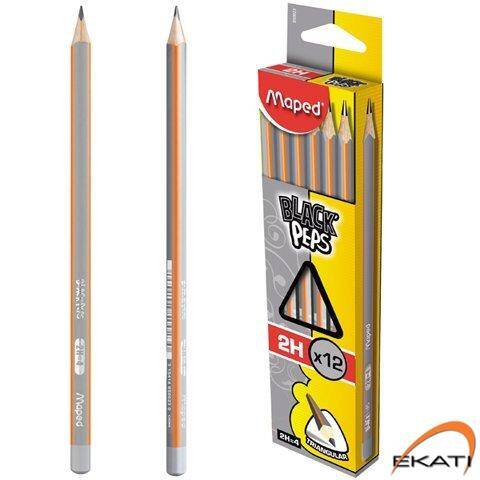 Ołówek drewniany Blackpeps 2H MAPED