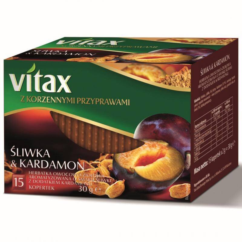 Herbata VITAX owocowo-ziołowa  śliwka i