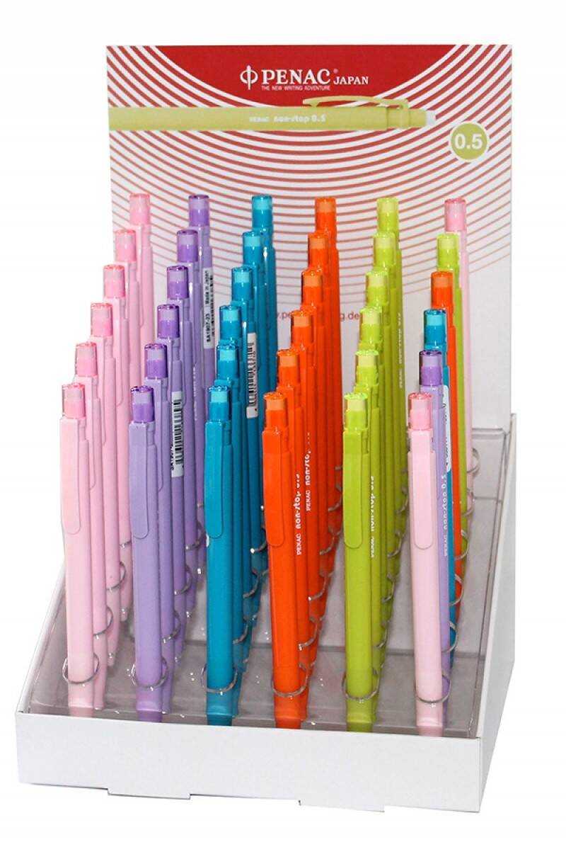 Display ołówków automatycznych PENAC