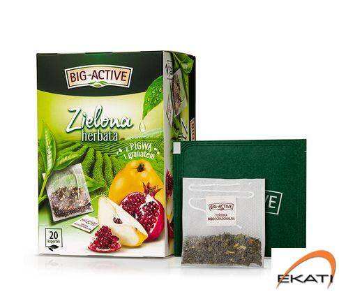 Herbata BIG-ACTIVE PIGWA-GRANAT zielona