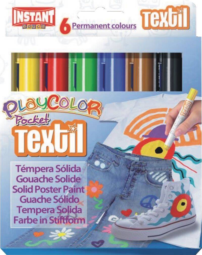 Farby W Sztyfcie Playcolor Textil Pocket