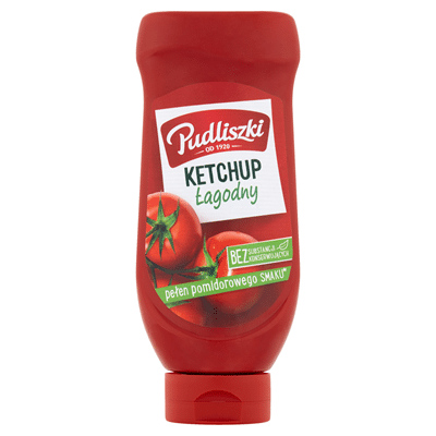 Ketchup Pudliszki łagodny 700g