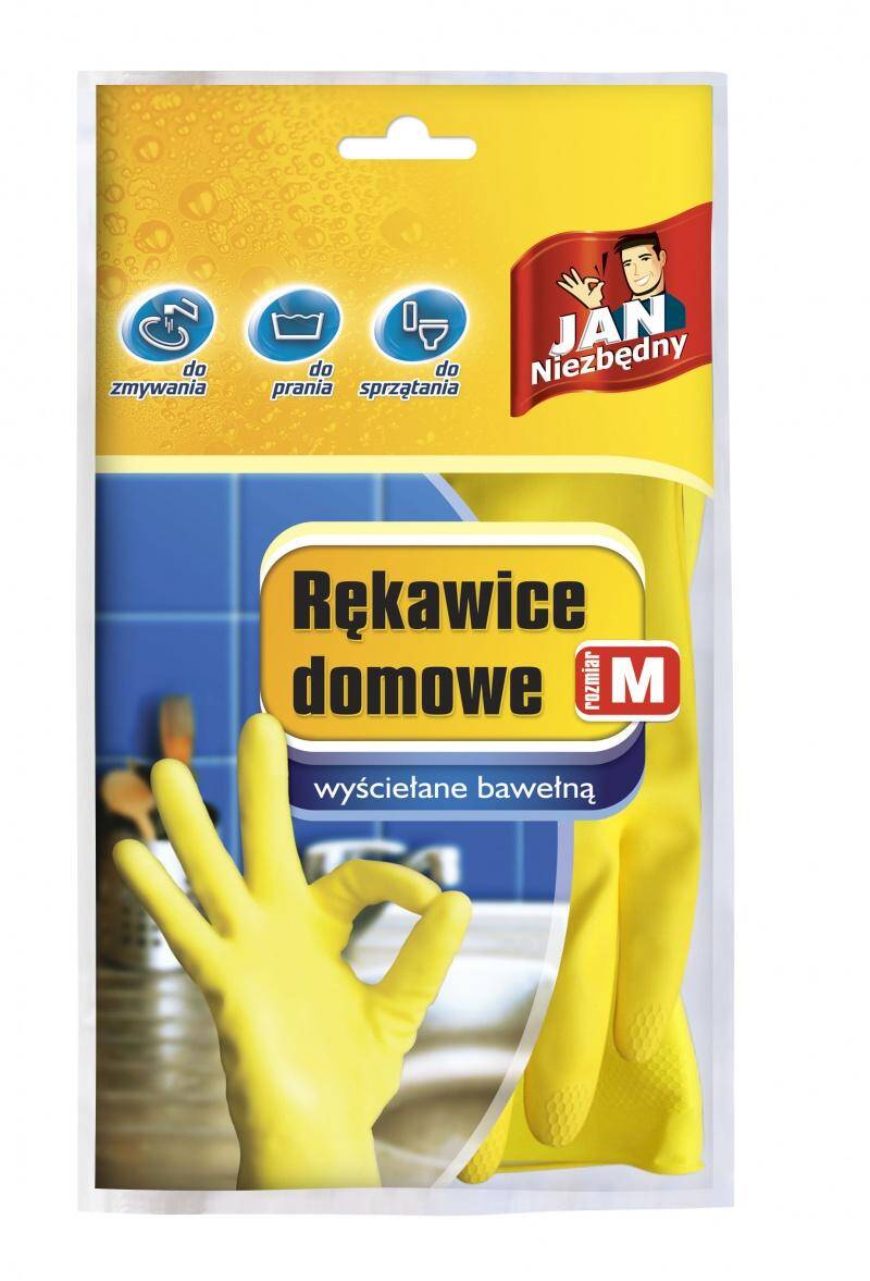 Rękawice domowe JAN NIEZBĘDNY  rozmiar M