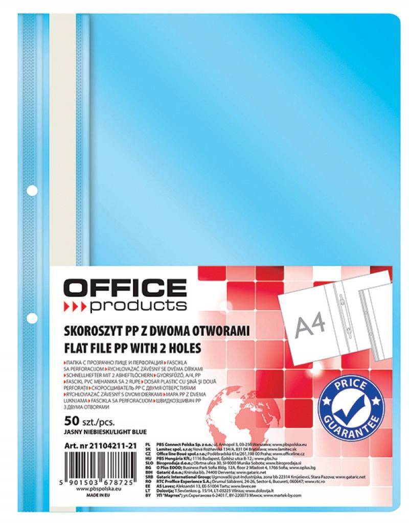 Skoroszyt OFFICE PRODUCTS  PP  A4  2