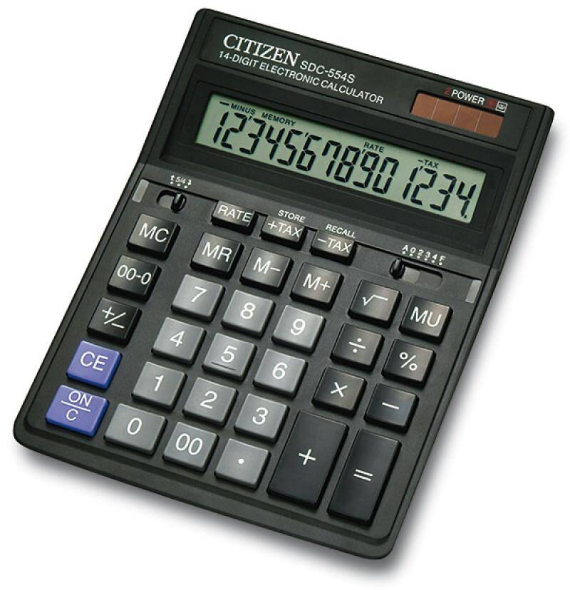 Kalkulator biurowy CITIZEN SDC-554S