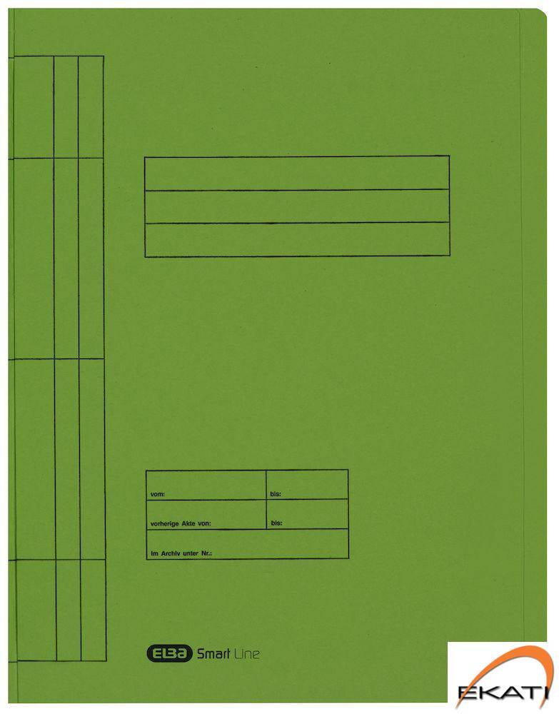 Skoroszyt kartonowy ELBA A4  zielony