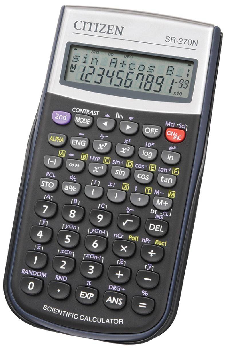 Kalkulator naukowy CITIZEN SR-270N