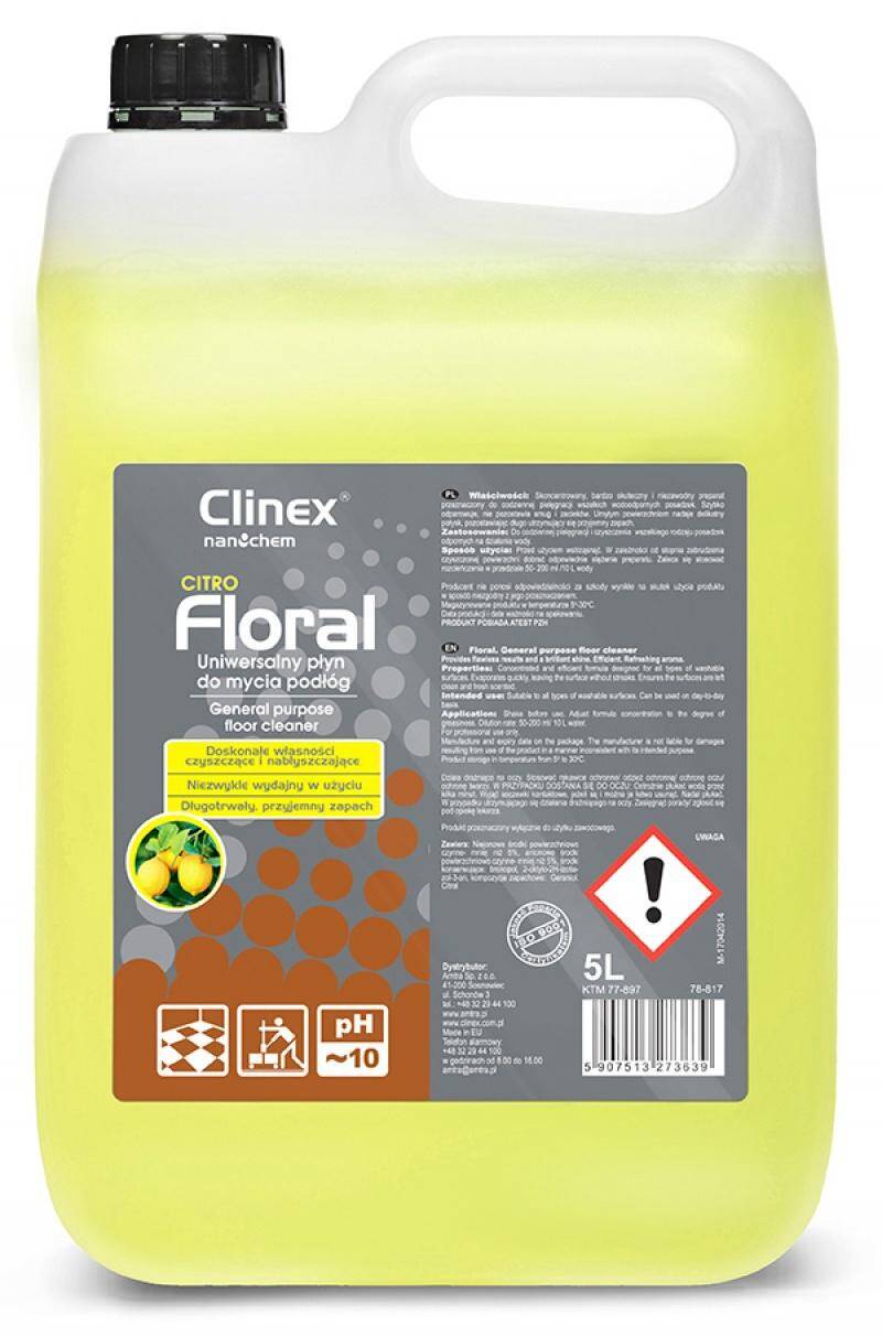 Uniwersalny płyn CLINEX Floral Citro