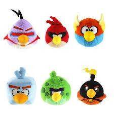 ANGRY BIRDS SPACE PELUCHES ANIMEES 12 CM