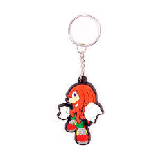 SONIC - KNUCKLES RUBBER KEYCHAIN