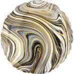 STANDARD MARBLEZ CZARNY BALON FOLIOWY