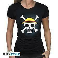 ONE PIECE TSHIRT SKULL WITH BLACK WOMA S