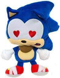 SONIC BOOM 8 PLUSH SONIC LOVEHEART EYES