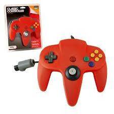 N64 CLASSIC CONTROLLER RED