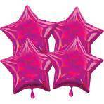 MULTI PACK IRIDESCENT 4 SZT STAR MAGENTA