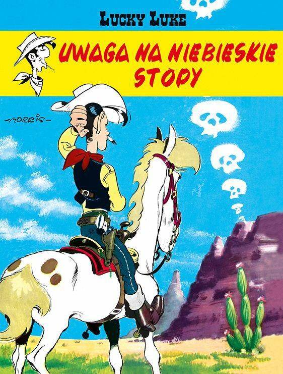 LUCKY LUKE TOM 10 UWAGA NIEBIESKIE STOPY