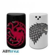 GAME OF THRONES SALT PEPPER SHAKERS STAR