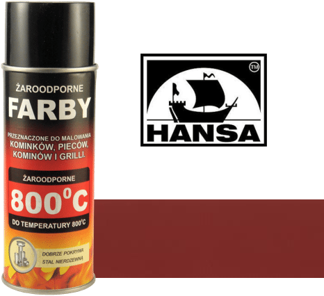 Hansa Farba żaroodporna RAL991 400ml
