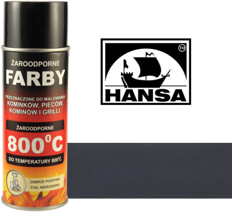 Hansa Farba żaroodporna RAL901 400ml