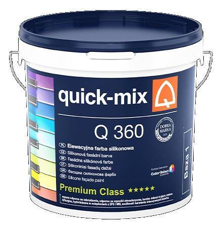 QUICK-MIX Q360 Farba silikon., b.1, 15 l